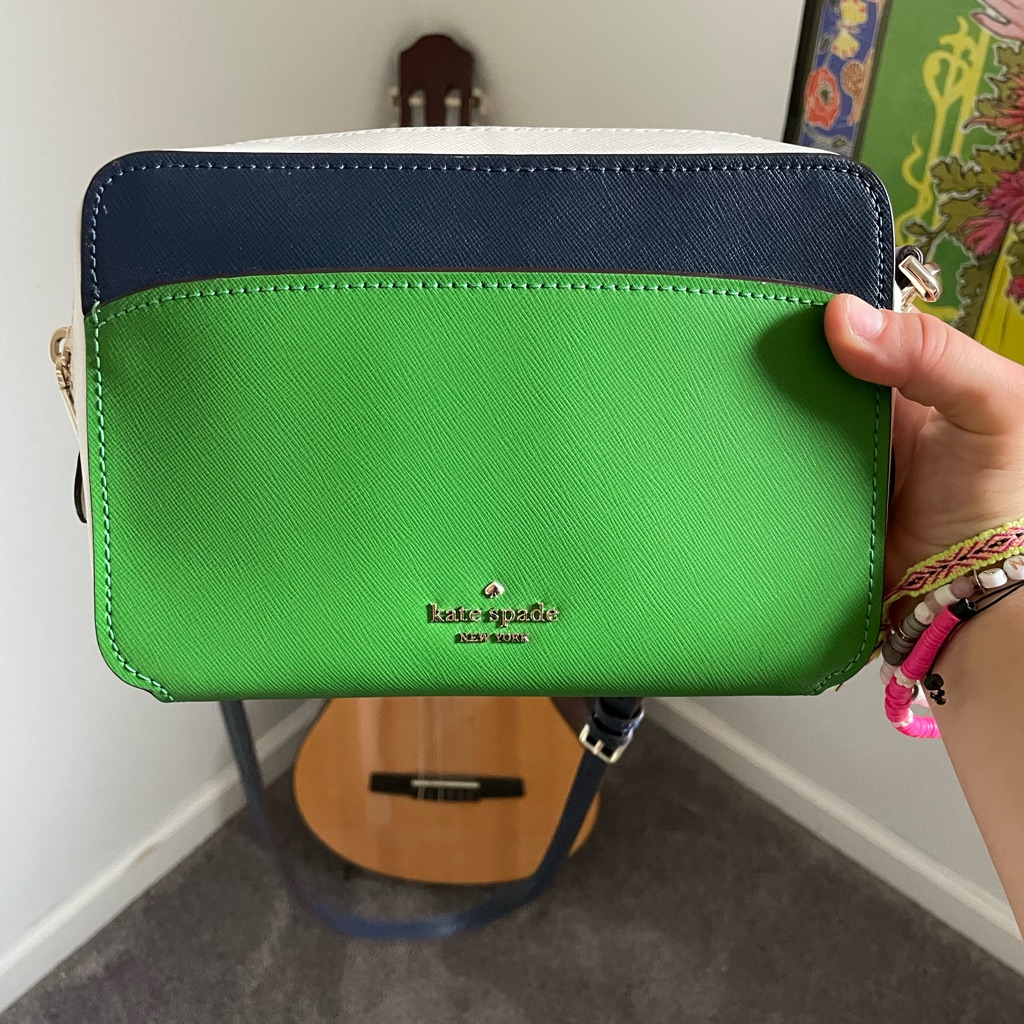 Green Colorblock Kate Spade Camera Bag